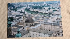 Large real photo Salzburg color 30 x 20 cm approx. year 2001