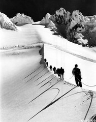 Mazamas Climbing Mt. Hood, Oregon 1963 Photograph Print 11″x14″