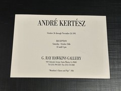 André Kertész’s 1926 MONDRIAN’S GLASSES & PIPE Photo Card HAWKINS ART GALLERY