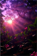 Violet Purple Sunrise Sunset Nature Mobile Phone Background Wallpaper Desktop