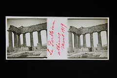 Athens Greece Greece Stereo Plate 45x107mm Circa 1919