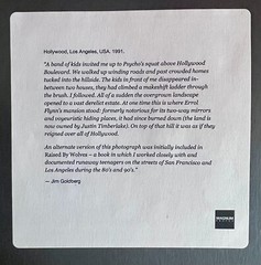 Jim Goldberg – SIGNED – «Hollywood, Los Angeles USA» Magnum 6×6 Print FRAMED