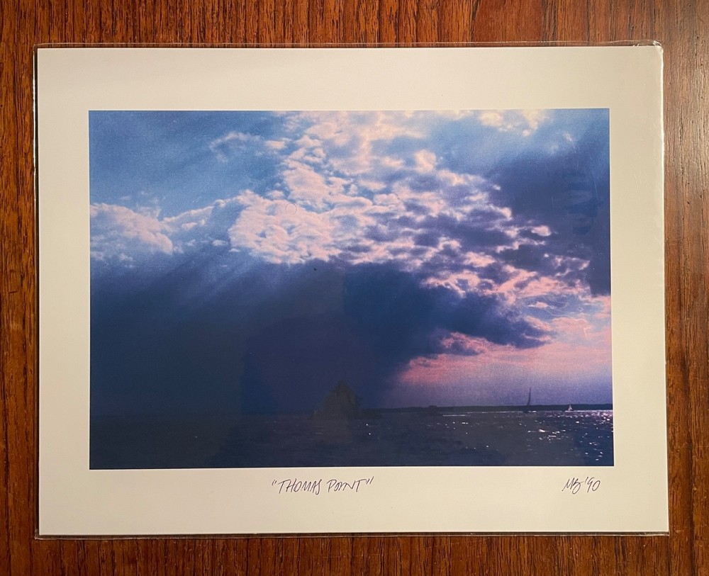 Original photographic print «Thomas Point» by Michael Blumenstock
