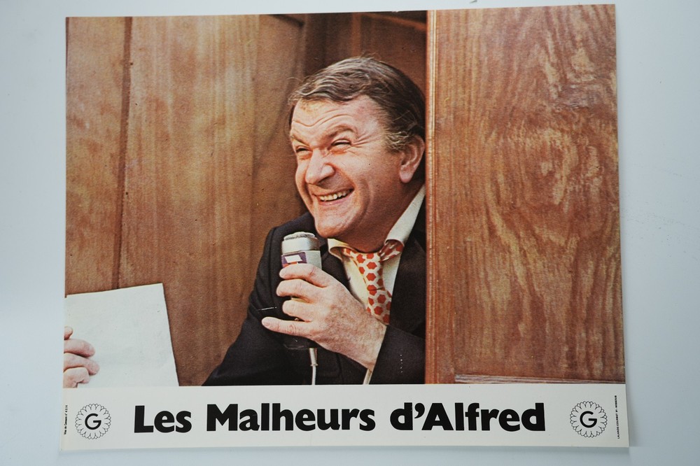 Photo Cinema Lobby Cards The Misfortunes Of Alfred 21X28Cm 1970 Pierre Mondy