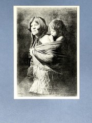 Hopi Mother & Child Photograph by Edward S. Curtis (1868-1952) Art Print Card