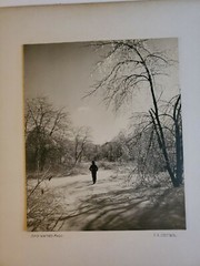 AMID WINTER’S MAGIC ORIGINAL SIGNED ART PHOTO B&W STETTNER VTG MATTE NJ CAMERA