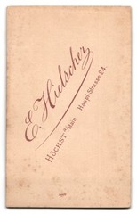Photograph E. Hielscher, Höchst am Main, Hauptstraße 24, portrait of a lady in