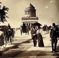 Riverside Drive NYC c. 1900 Fotofolio Art Print Card Photo By Robert L. Bracklow