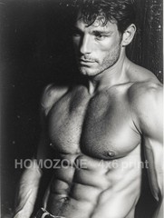 Timeless Shirtless Beefcake Male Figure Art (4×6) — Classic Portrait Wall Art