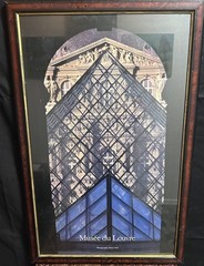 «Musée Du Louvre (la Pyramide)» Photographic By Alfred Wolf Approx 21×32.5