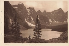 Canadian Pacific Rockies Byron Harmon Vandyck Photogravure Moraine Lake & Valley