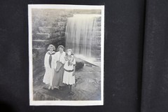 Antique Photo Album PA Conneaut Lake Pennsylvania Nurse Pets Horses Women