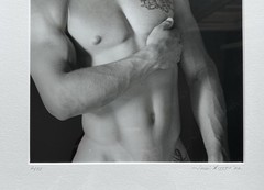 JOSE ARROYO 1992 Ltd. Ed. (2/50) Silver Gelatin Print – “Chuck And His Tattoos”