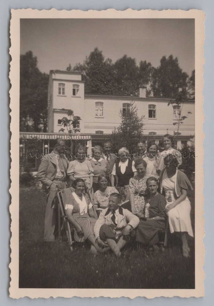 Mühlhausen Bad Elster – Pension Waldesrauschen Holiday Guests – Old Photo 1930s