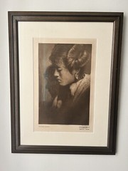 Edward S Curtis Original photogravure Print Antique The Hopi Maiden Vintage