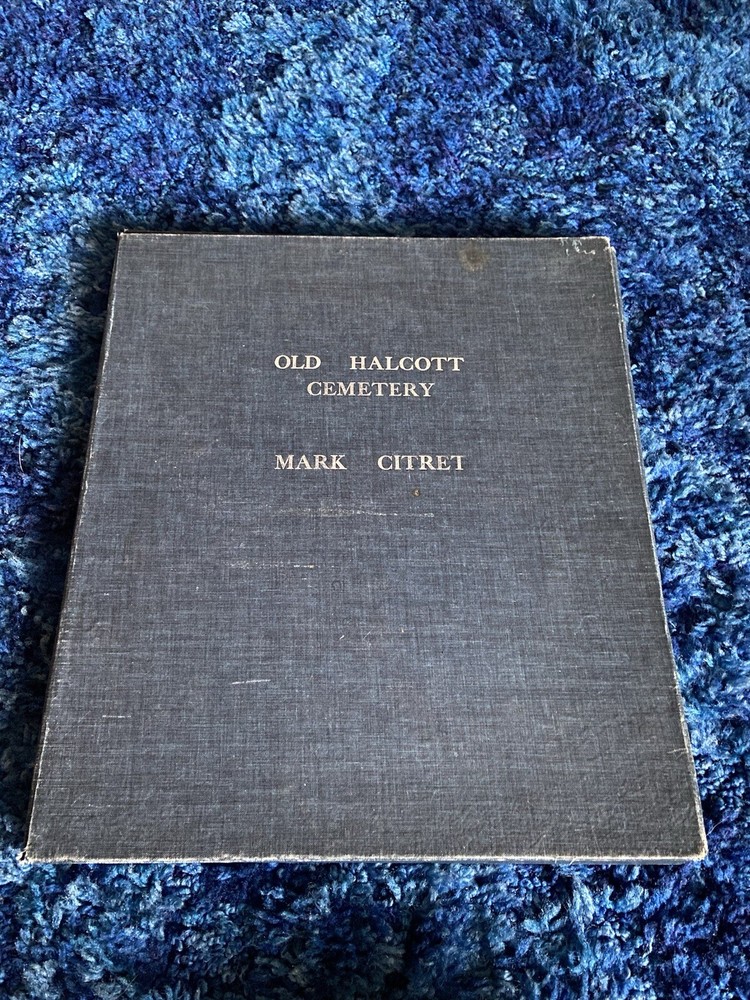 Lot of 5 MARK CITRET Signed Photos With Hardcover Case – Old Halcott Cemetery