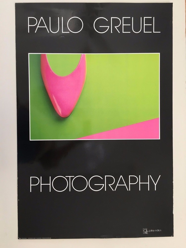 PAULO GREUEL PHOTOGRAPHY, RARE AUTHENTIC 1983 ART PHOTO PRINT ON A GLOSSY PAPER