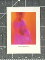 Barbara Kasten (b. 1936) Art Show Announcement Card 1996 NYC