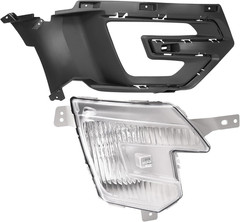 Right Fog Lights W/Bezels Compatible with 2016-2017 Ford Explorer & 2016-2019 Fo