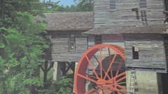 Vintage Framed Photograph Of The Historic Old Mill. Pigeon Forge, TN 22″x18″