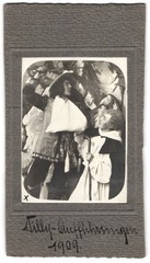 Photograph Portrait Actor in Costumes at a Tilly Performance 1909