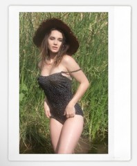 Art model Cheyanne Instax Wide Instant Film Print