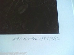 VIK MUNIZ ‘Shovel’, 1999 from ‘Pictures of Soil’ SIGNED Photograph Print 29″x23″