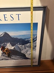 1996 Everest Film Expedition Framed Film Poster Signed David Breashears IMAX
