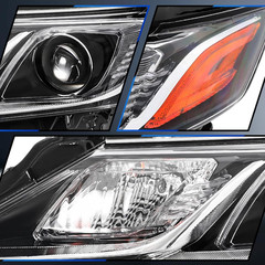 Headlight Assembly Compatible with 2018-2023 Toyota Camry L/LE/SE Sedan OEM LED