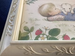 Precious Moments Spiritual Picture in Plastic Frame Psalm 23:2