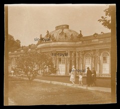 Potsdam 1929 – People in Front of Sanssouci Palace – 1920s – Photo 6x5cm