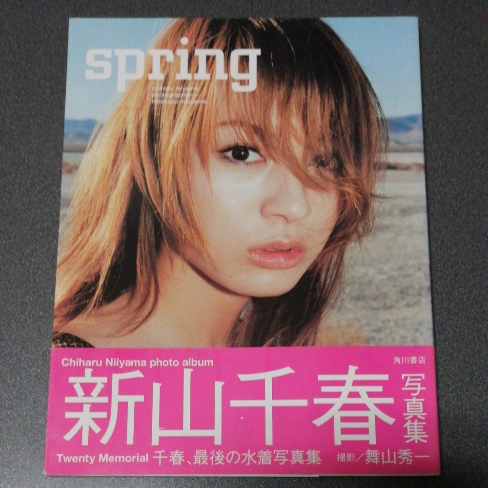 Chiharu Niiyama Photo Book Twenty Memorial First Edition with Obi from Japan