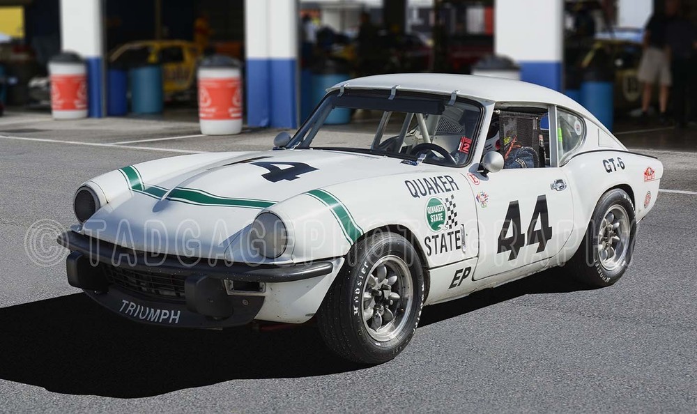 1971 Triumph GT6 at Daytona Vintage Classic Race Car Photo CA-1251