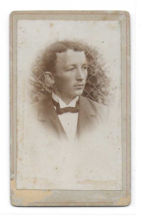 123 CDV Man Portrait 1910
