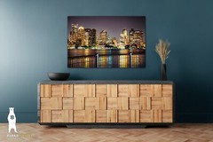 Boston Skyline at Night – Fine Art Photography Prints – Paper, Canvas, Metal