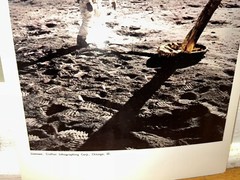 Lunar Landing First Mission Moon Official Nasa Photograph Crofton Lithographing!