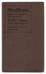 Photography studio person, Lahr i. Baden, Boy in the Sunday State with Bible un