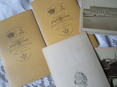 PARIS CVD ORIGINAL LARGE VINTAGE PHOTO FOTOGRAFIA 7 PIECE