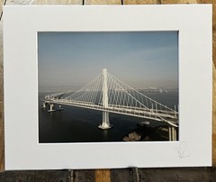 The New Bay Bridge, Oakland – Matted Fine Art Photographic Print