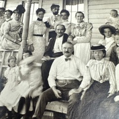 Vintage Early 1900’s Restaurant Owners Customers And Employees Photograph