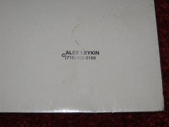 Flatiron Building by Alex Leykin, signed original photo, mounted on black mat