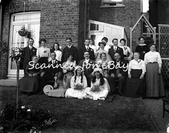 14 glass negatives 1890s / 1900s people wedding Naval Chatham Southsea Torquay
