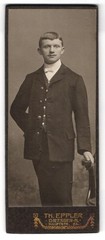 Photograph Th. Eppler, Dresden-N., Hauptstr. 24, Portrait of a Young Man in