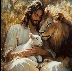 Jesus Christ Wall Art 8*10 Religious Christian Faith Home Decor – Lion Of World