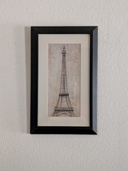 Framed Picture Of The Eiffel Tower by John Douglas