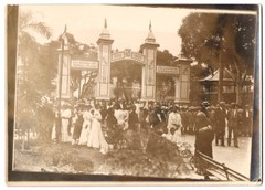 13 Photographs View Panama City, Funeral Parade with Firefighters, Unab