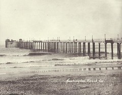 HUNTINGTON BEACH Surf City CONCRETE PIER Photo Print 943 11″ x 14″