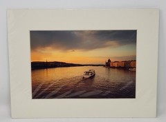 Budapest By Light Sunset Over The Danube River Vintage Photograph 2006 Gabor