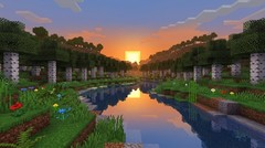 Minecraft Wallpaper Digital Image Picture Photo Desktop Background AI Art Poster
