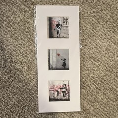 Banksy photos, London Landmarks Photographs Set of 12 Matted Color Prints